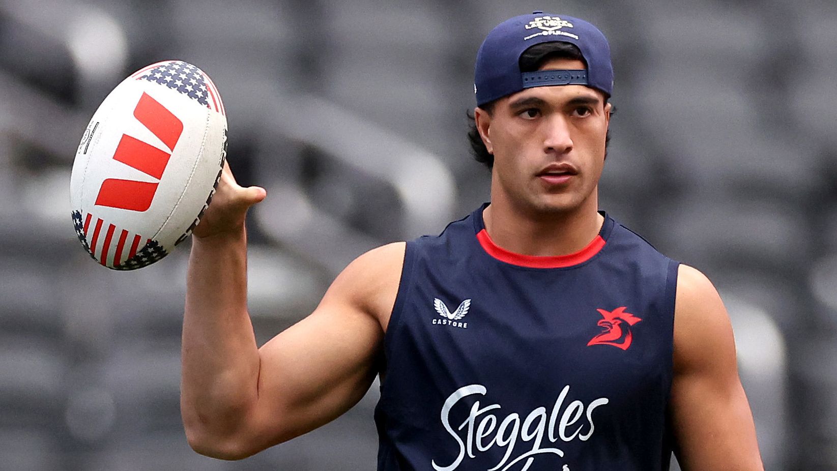 Joseph Suaalii of the Sydney Roosters.