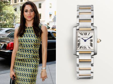 Meghan Markle Wore Cartier Tank Watch for Vax Live