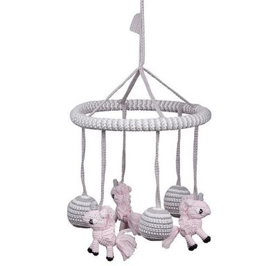 <a href="http://www.miannandco.com.au/products/unicorn-mobile" target="_blank">Miann and Co Unicorn Mobile, $70.</a>