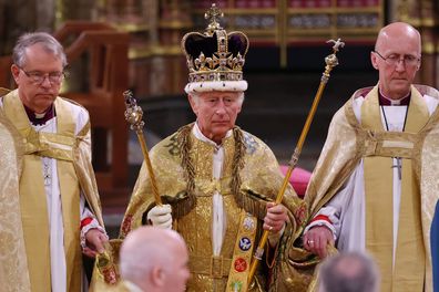 The Coronation of King Charles III and Queen Camilla in Westminster Abbey. Photograph by Richard Pohle