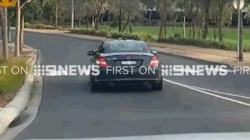 Police have driven Karen Ristevski's car as part of investigations into her murder. (9NEWS)