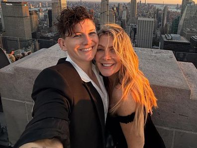 Natalie Bassingthwaite and partner Pip Loth