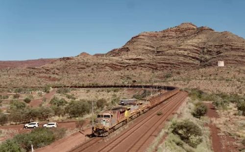 The train hauled 28,000 tonnes of iron ore. (Supplied)