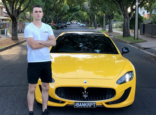 Kane Ellis bought this $200,000 Maserati after making a successful investment in Bitcoin. 