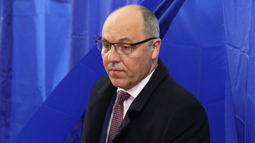 Ukraynalı milletvekili Andriy Parubiy, Mart 2019'da burada görüntülenmiştir.