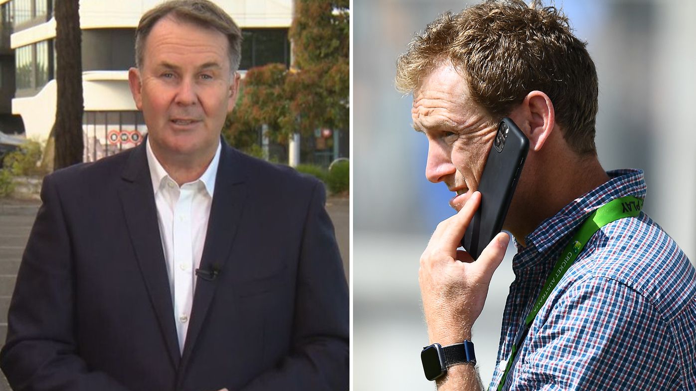 George Bailey (right) should stand down as a selector, according to Nine&#x27;s Tony Jones.