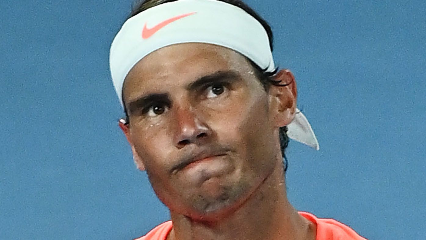 Rafael Nadal leaves press conference with cramp, no complaints over shock AO defeat