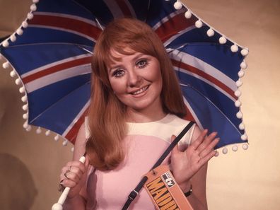 British singer Lulu in 1969 ahead of her appearance at the Eurovision Song Contest 