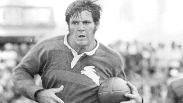 Paul Sait in action for the Rabbitohs in 1971.