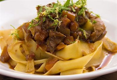 Justine Schofield's easy lamb shank ragu with pasta
