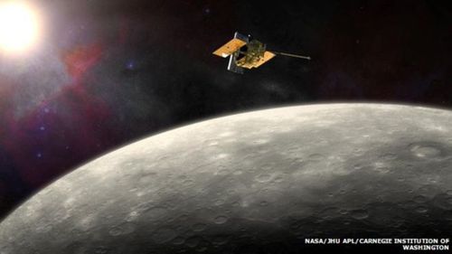 Messenger was the first spacecraft to orbit Mercury. (NASA)
