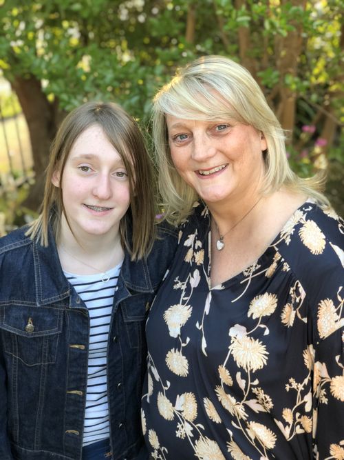 Shusannah Morris with her daughter Molly.