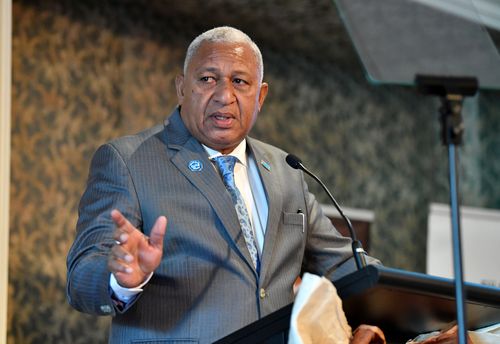 Fijian Prime Minister Frank Bainimarama.