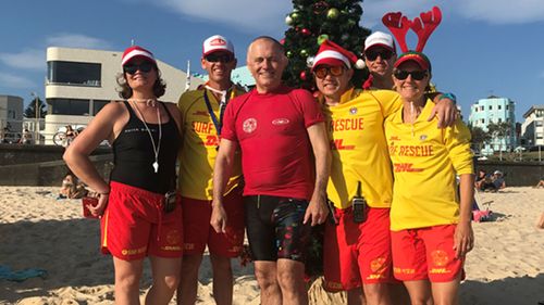 Malcolm Turnbull at Bondi Beach