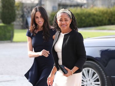 Meghan Markle with mum Doria Ragland before wedding