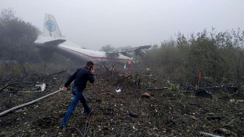 Five dead as plane crashes after running out of fuel over Ukraine