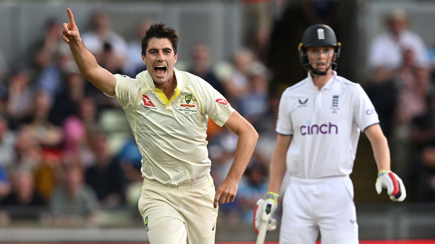 Pat Cummins: Watch: Ben Stokes' superb catch to dismiss Pat Cummins in 5th  Ashes Test