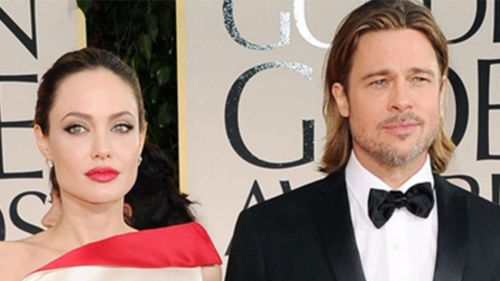 Angelina Jolie and Brad Pitt. (AFP)
