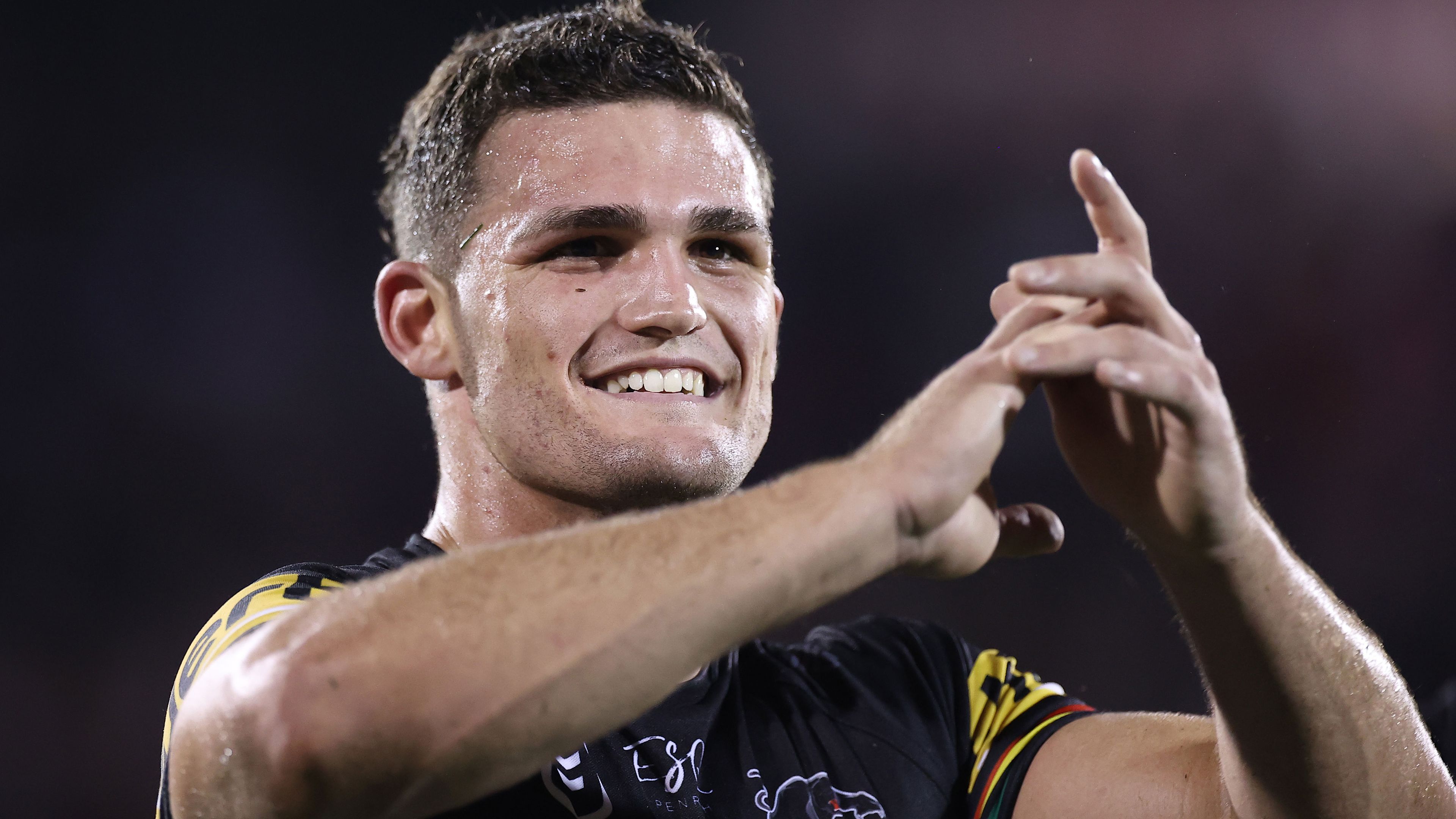Injured Nathan Cleary set to return from shoulder setback in time for Panthers finals assault