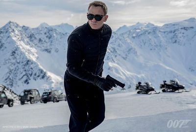 Sony released the first image from Spectre...let it snow!