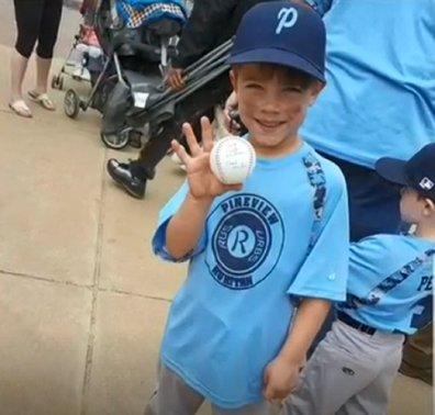 Mason had just been chosen for an all-star baseball team.