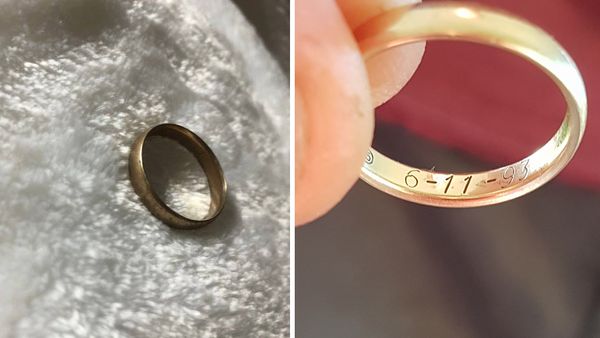 girl finds wedding ring owner