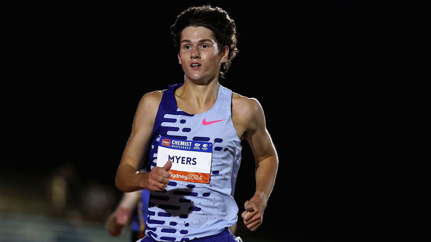 Cameron Myers racing at the 2024 Sydney Track Classic.