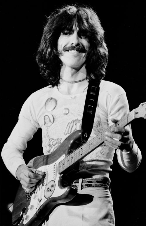 George Harrison performs in a concert in Landover. (AAP)