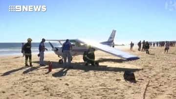 9RAW: Two sunbathers killed after plane lands in Portugal