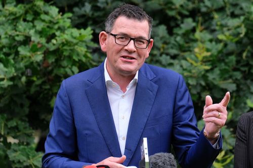 Photo of newly re-elected Victorian Premier Daniel Andrews announces Priority primary Care Centres will be open by February