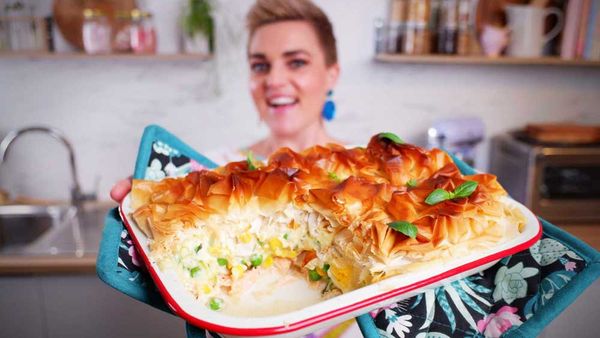 Jane de Graaff makes a classic creamy fish pie packed with veggies and love
