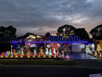 Christmas lights in Sydenham, Melbourne