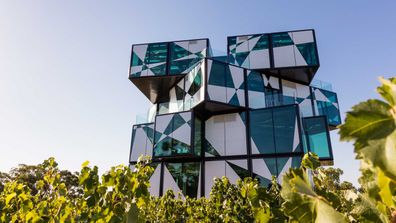 The d'Arenberg Cube was designed like a Rubix cube, to reflect the complex and puzzling nature of wine making