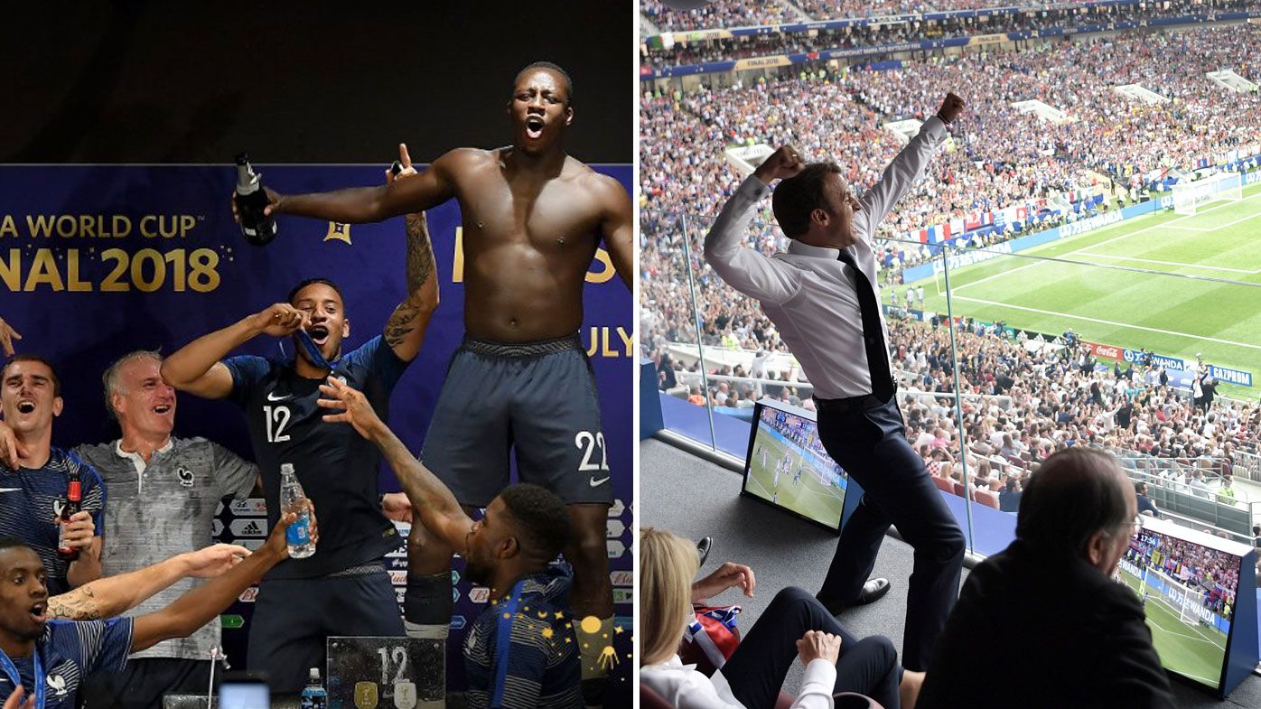 France celebrate their World Cup victory