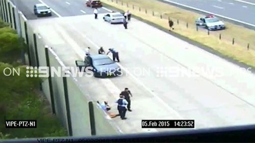 Tough and McCabe were arrested after violent rampage. (9NEWS)
