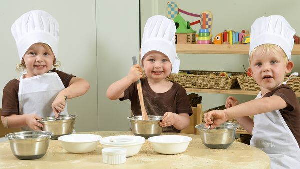 Kids in the kitchen  makes for healthy eating.