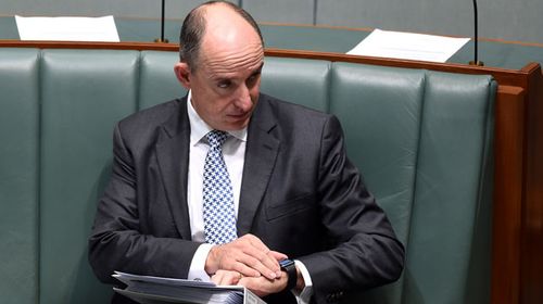 Stuart Robert in parliament. (AAP)