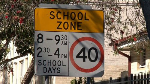 The collision took place right near a school in Neutral Bay.