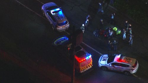 The two officers were called to a scene on Bunya Road in Bidwill after reports of a man lying on the road at 6.30pm yesterdayï»¿. 