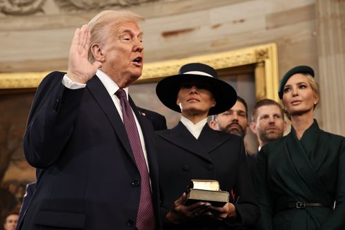 Ivanka Trump Social Media Post para o padre Donald Trump Presidência