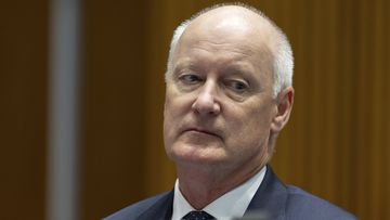 Richard Goyder, Qantas chairman, during a Senate hearing