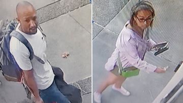 CCTV released of two people who police say could help their investigation into the $20 million cocaine discovery at a Newcastle port and the death of a scuba diver.