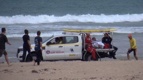 A bodyboarder has been bitten by a shark near Mandurah.