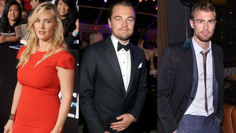 Kate Winslet, Theo James, Leonardo DiCaprio