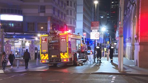 A woman has been left with serious burns to her face after three men threw acid at her in Sydney overnight.