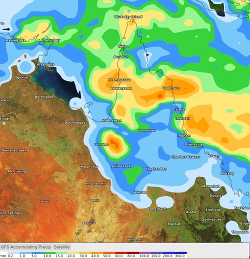 Rainfall is expected to clear 