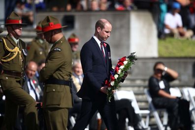 Prince William Anzac Day New Zealand