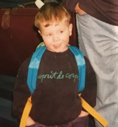 Sam as a toddler