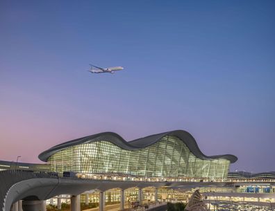 Etihad Airways' Abu Dhabi home hub Zayed International Airport