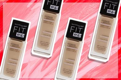 Maybelline Fit Me Hydrate + Smooth Foundation for Normal to Dry Skin with  SPF 18 Review 